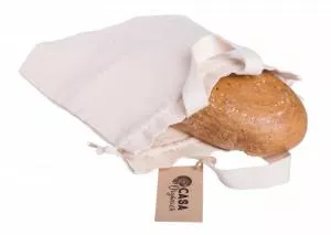 Casa Organica (Tierra Verde) Taška na chleba - z biobavlny, s utahovací šňůrkou