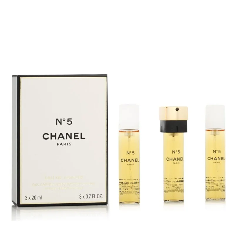 Chanel No 5 náplň 2 x 20 ml + EDP náplň s rozprašovačem parfémovaná voda pro ženy 20 ml