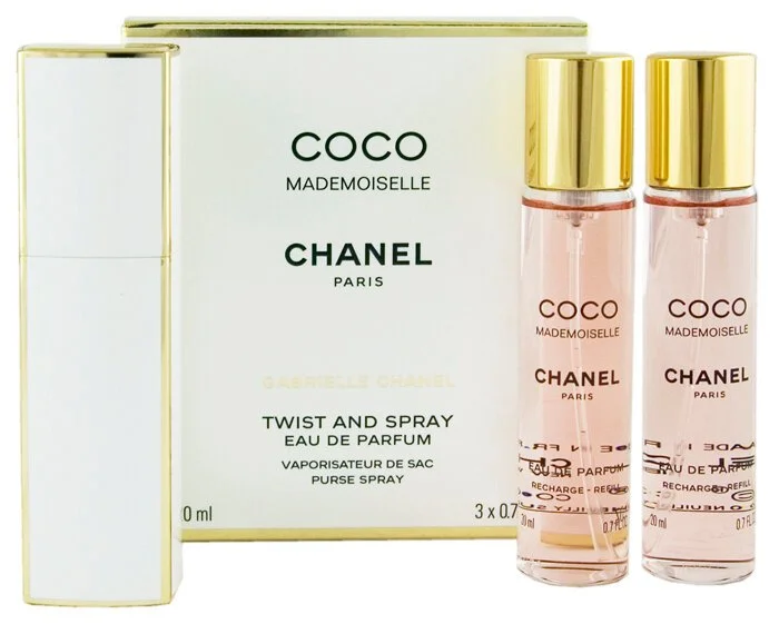 Coco Mademoiselle plnitelný 20 ml + EDP náplň 2 x parfémovaná voda pro ženy 2 x 20 ml