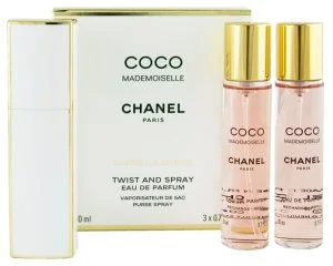 Chanel Coco Mademoiselle plnitelný 20 ml + EDP náplň 2 x parfémovaná voda pro ženy