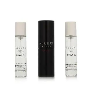 Chanel Allure Homme Sport toaletní voda pro muže 3x20 ml plnitelný flakón