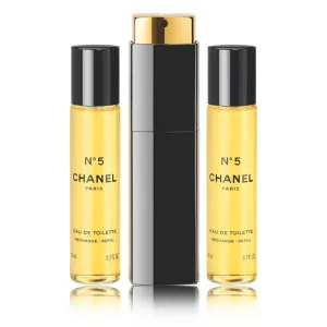 Chanel N°5 Eau De Toilette toaletní voda pro ženy 3x20 ml plnitelný flakón