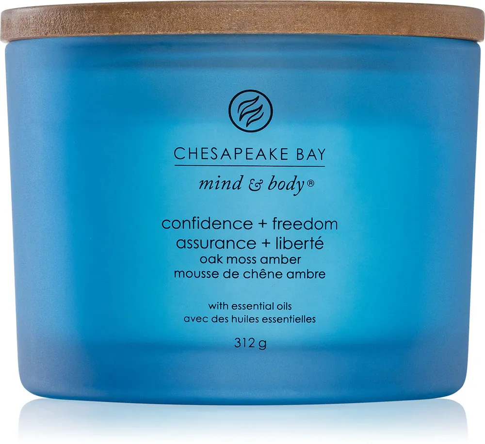 Confidence + Freedom vonná svíčka se 3 knoty 312 g
