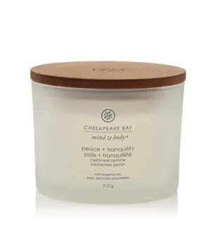 Chesapeake Bay Peace + Tranquility vonná svíčka se 3 knoty 312 g