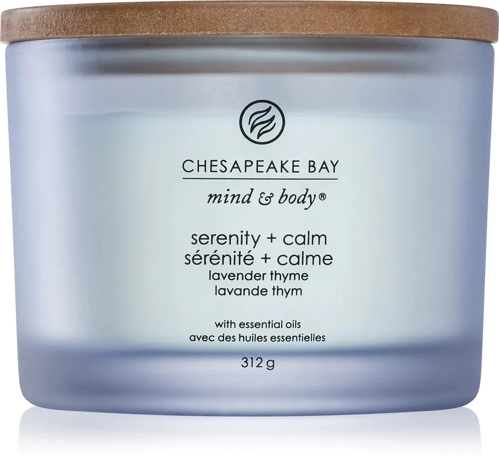 Serenity + Calm vonná svíčka se 3 knoty 312 g