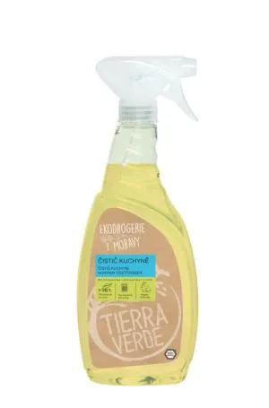 Tierra Verde Čistič kuchyně s BIO silicí citronové trávy