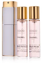 Coco Mademoiselle EDT náplň 2 x 20 ml + EDT náplň s rozprašovačem 20 ml W 60 ml