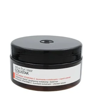 Collistar Attivi Puri Hair Vitamin C rozjasňující maska pro barvené vlasy s vitaminem C