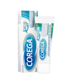 Corega Bez příchuti extra silný fixační krém na zubní náhrady 40 g