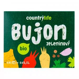 Country Life Bujon zeleninový kostky 66 g BIO   COUNTRY LIFE