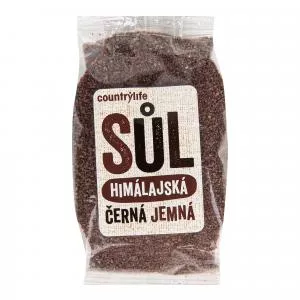 Country Life Sůl himálajská černá jemná 250 g   COUNTRY LIFE