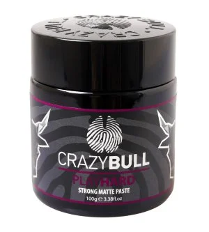 CrazyBull Play Hard Matte Paste matná stylingová pasta se silnou fixací 100 g