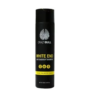 CrazyBull White End Anti-Dandruff Shampoo šampon proti lupům
