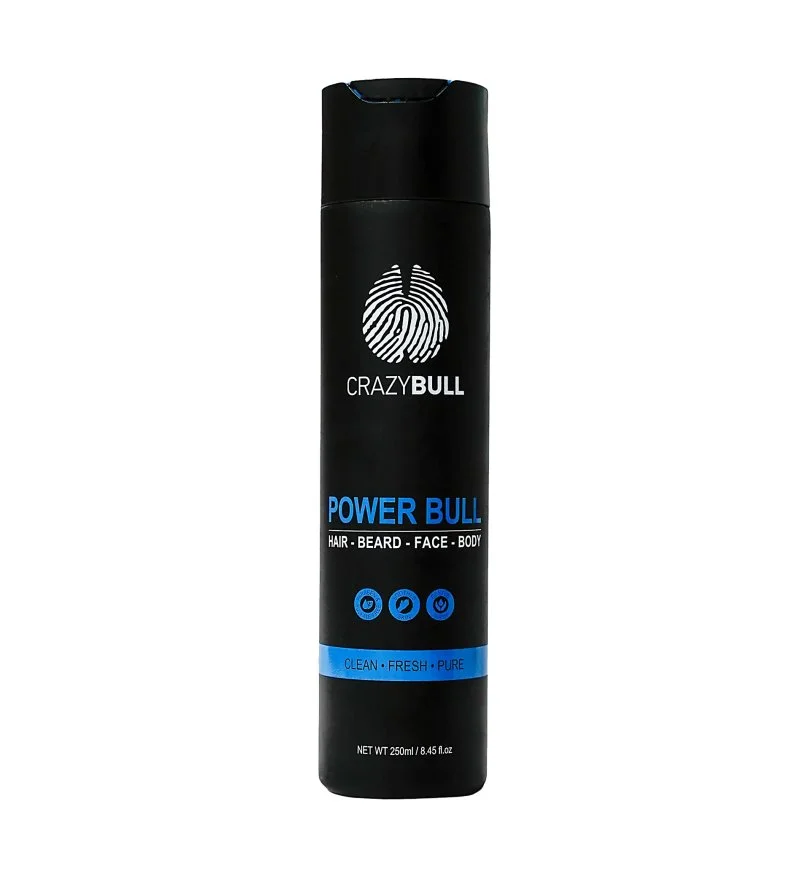 Power Bull Hair-Beard-Face-Body Shampoo multifunkční šampon 4 v 1 na vlasy, vousy, obličej a tělo 250 ml