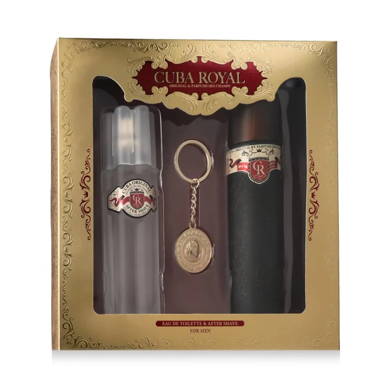 Cuba Royal 100 ml + AS 100 ml + přívěšek na klíče toaletní voda pro muže