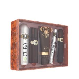 Cuba Gold EDT 100 ml + EDT 35 ml + AS 100 ml + tělový sprej 200 ml + SG 200 ml M