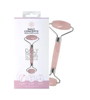 Daily Concepts Daily Rose Quartz Facial Roller masážní váleček na obličej