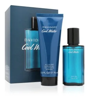 Davidoff Cool Water dárková sada 40 ml + sprchový gel toaletní voda pro muže