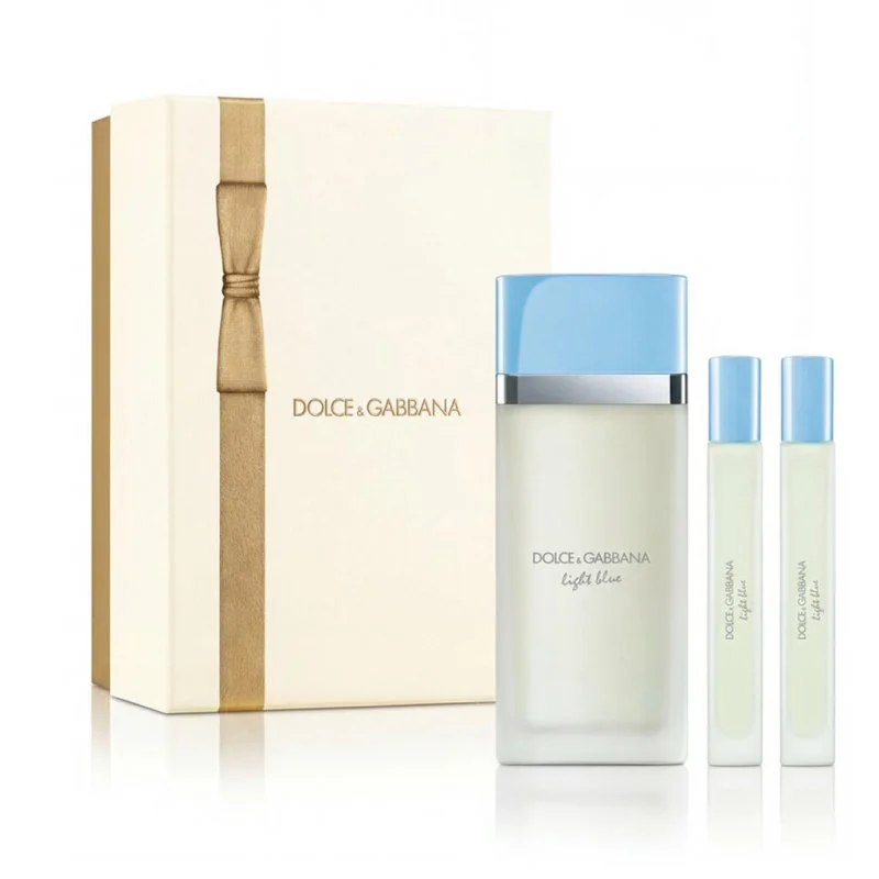 Dolce & Gabbana Light Blue 100 ml + 2 x EDT MINI toaletní voda pro ženy 10 ml