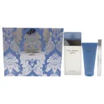 Light Blue dárková sada pro ženy toaletní voda 100 ml + tělový krém 50 ml + toaletní voda 10 ml