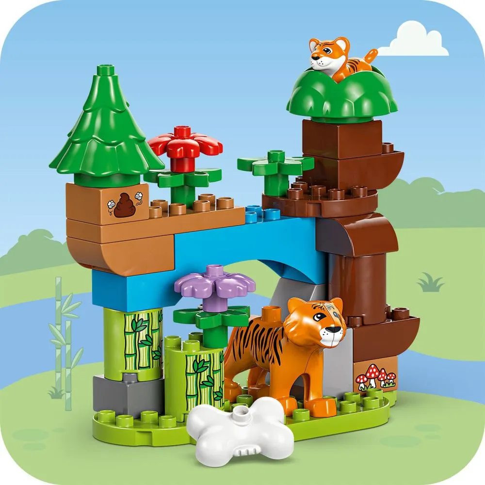 DUPLO® 10446 Rodinky divokých zvířat 3 v 1