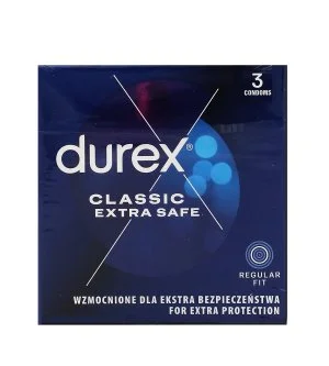 Durex Classic Extra Safe kondomy 3 ks