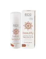 Eco Cosmetics CC krém SPF 30 BIO - dark (50 ml) - komplexní péče pro vaši pleť