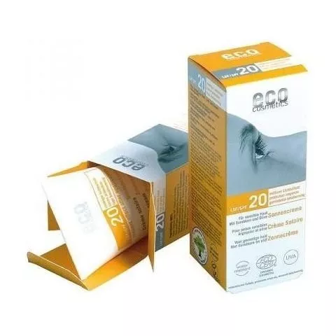 Eco Cosmetics Opalovací krém SPF 20 BIO (75 ml) - 100% přírodní, s minerálními filtry