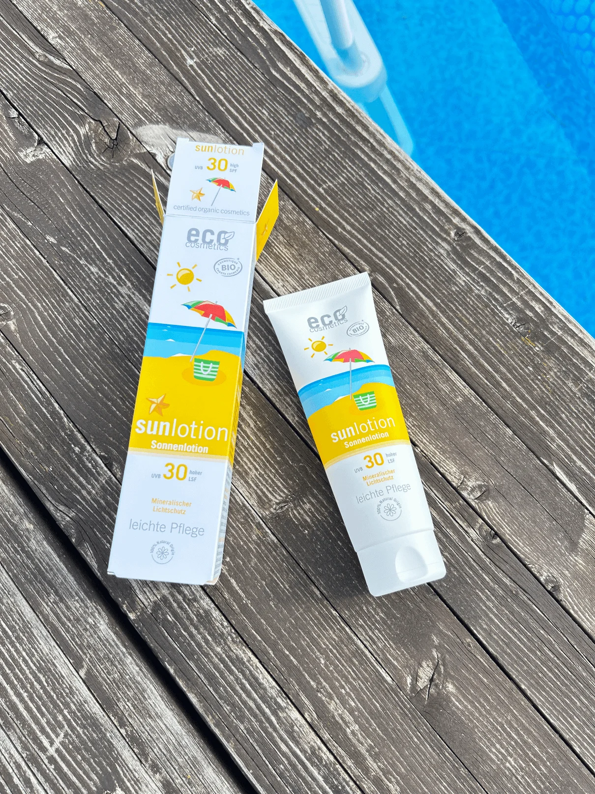 Eco Cosmetics Opalovací mléko SPF 30 BIO (125 ml) - s oxidem zinečnatým