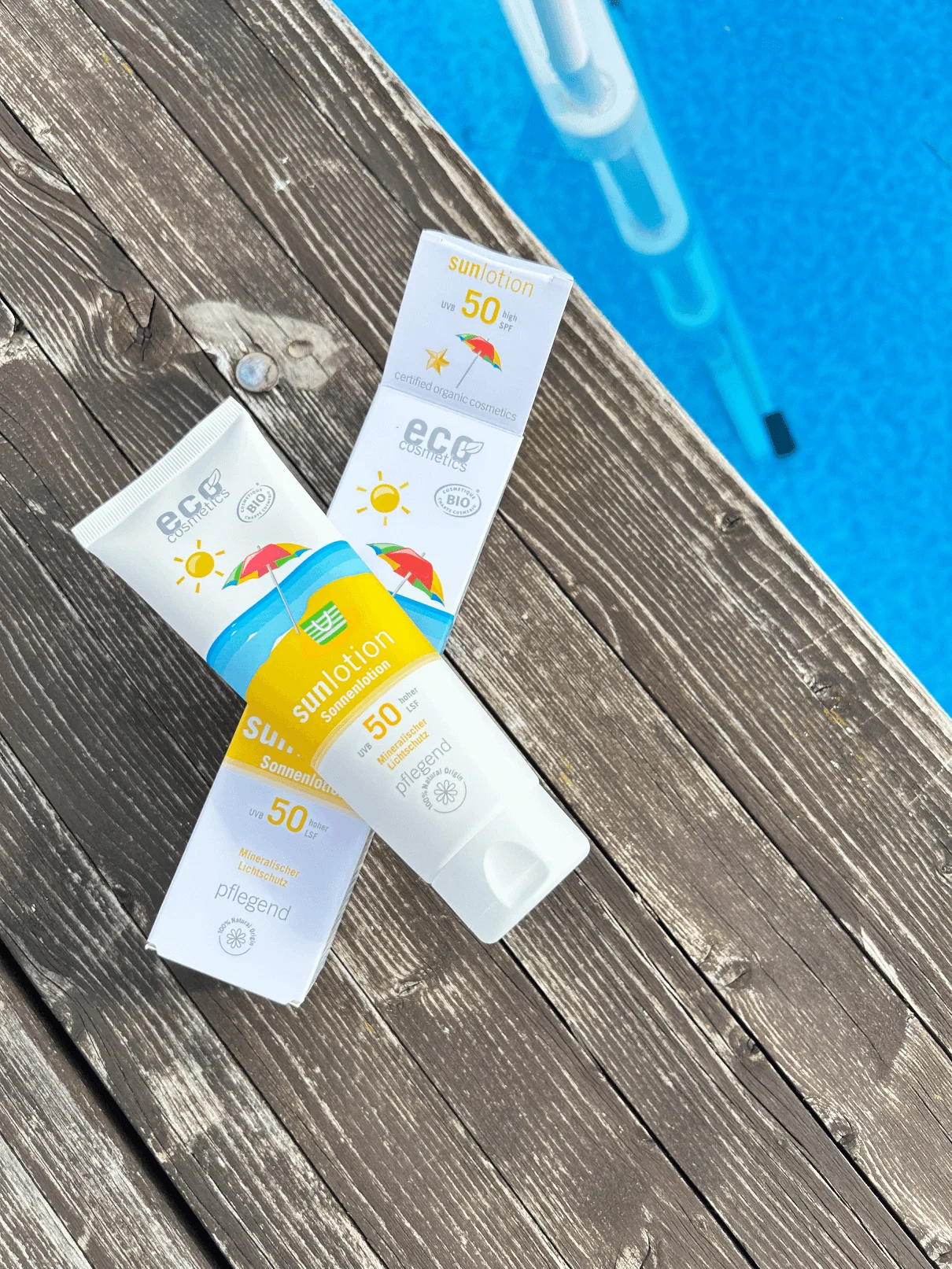 Eco Cosmetics Opalovací mléko SPF 50 BIO (125 ml) - s přírodními minerálními filtry