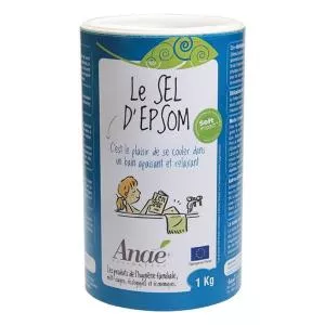 Ecodis Anaé by  Epsomská sůl (dóza 1 kg) - do koupele, peelingu i na zahradu