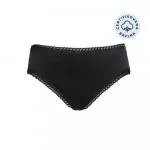 Ecodis Anaé by Menstruační kalhotky Panty na silnou menstruaci - černé L - z certifikované biobavlny
