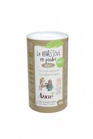 Ecodis Anaé by  Rhassoul - marocký jíl (dóza 500 g) - šampon, peeling nebo maska