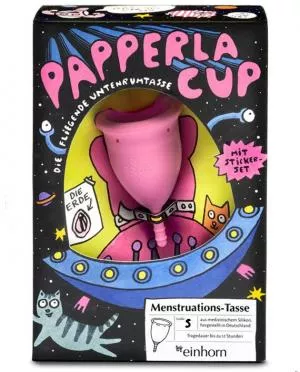 Einhorn Menstruační kalíšek Papperlacup - S