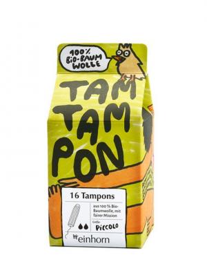 Tampony TamTampon Piccolo (16 ks) - hypoalergenní z bio bavlny