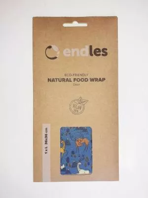 Endles by Econea Znovupoužitelný voskovaný ubrousek - jelínci