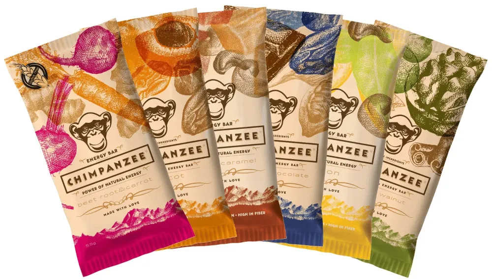 Chimpanzee Energy Bar - Apple & Ginger