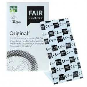 Fair Squared Kondom Original (3 ks) - veganské a fair trade