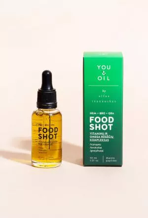 You & Oil Food Shot Vitamin & Omega Acid Complex EXP 04/23