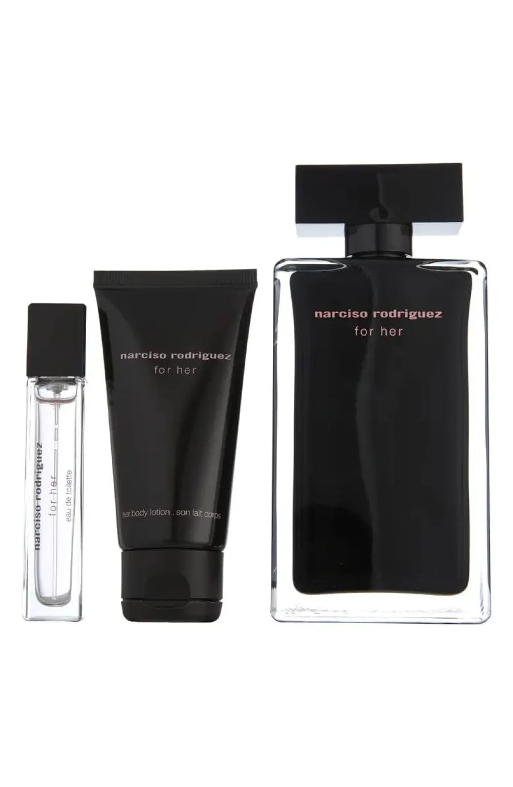 For Her EDT 100 ml + EDT MINI 10 ml + BL 50 ml W 1 ks