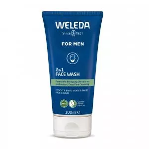 Weleda For Men 2v1 Čistící gel na obličej a vousy