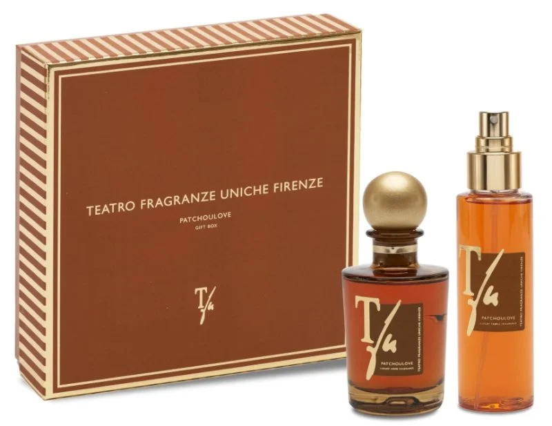 Box Patchoulove tyčinkový bytový parfém 100 ml + sprej na textilie 100 ml