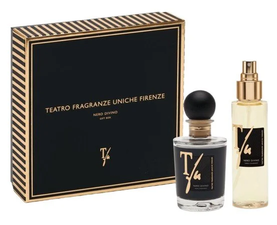 Box Nero Divino Vonný difuzér s tyčinkami 100 ml + sprej na textilie 100 ml