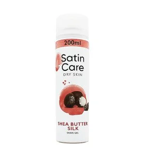 Gillette Satin Care gel na holení pro suchou pokožku pro ženy