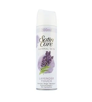 Gillette Satin Care Lavender Touch gel na holení pro normální pokožku