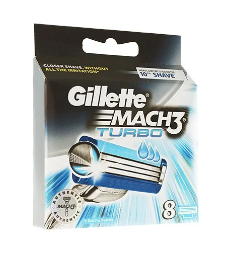 Mach3 Turbo náhradní břity 8 ks pro muže
