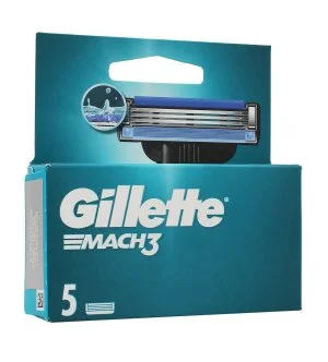 Gillette Mach3 Náhradní břity 5 ks