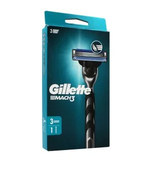 Gillette Mach3 holící strojek + hlavice 3 ks