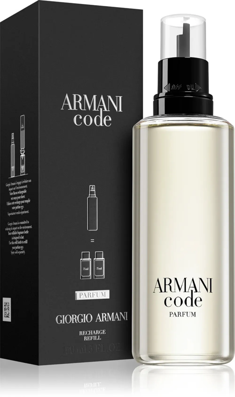Code Parfum parfém pro muže 75 ml plnitelný flakón