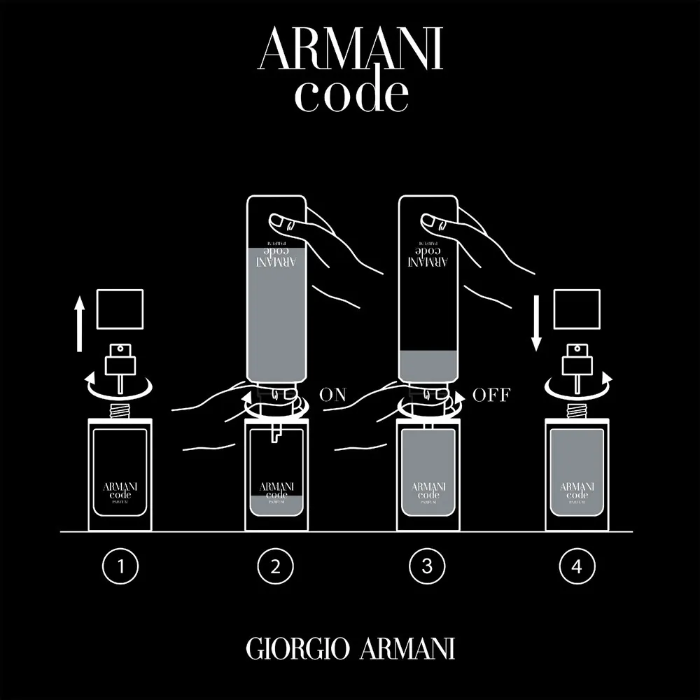 Code Parfum parfém pro muže 75 ml plnitelný flakón